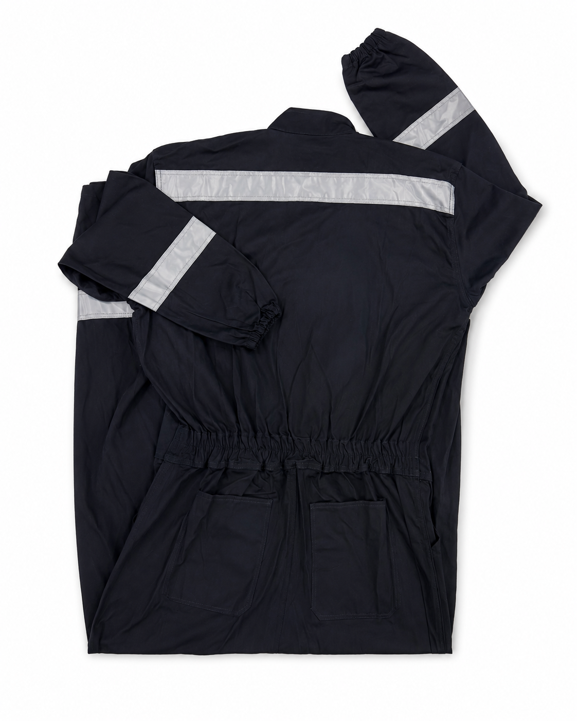 Overol Reflectivo Negro Doblado